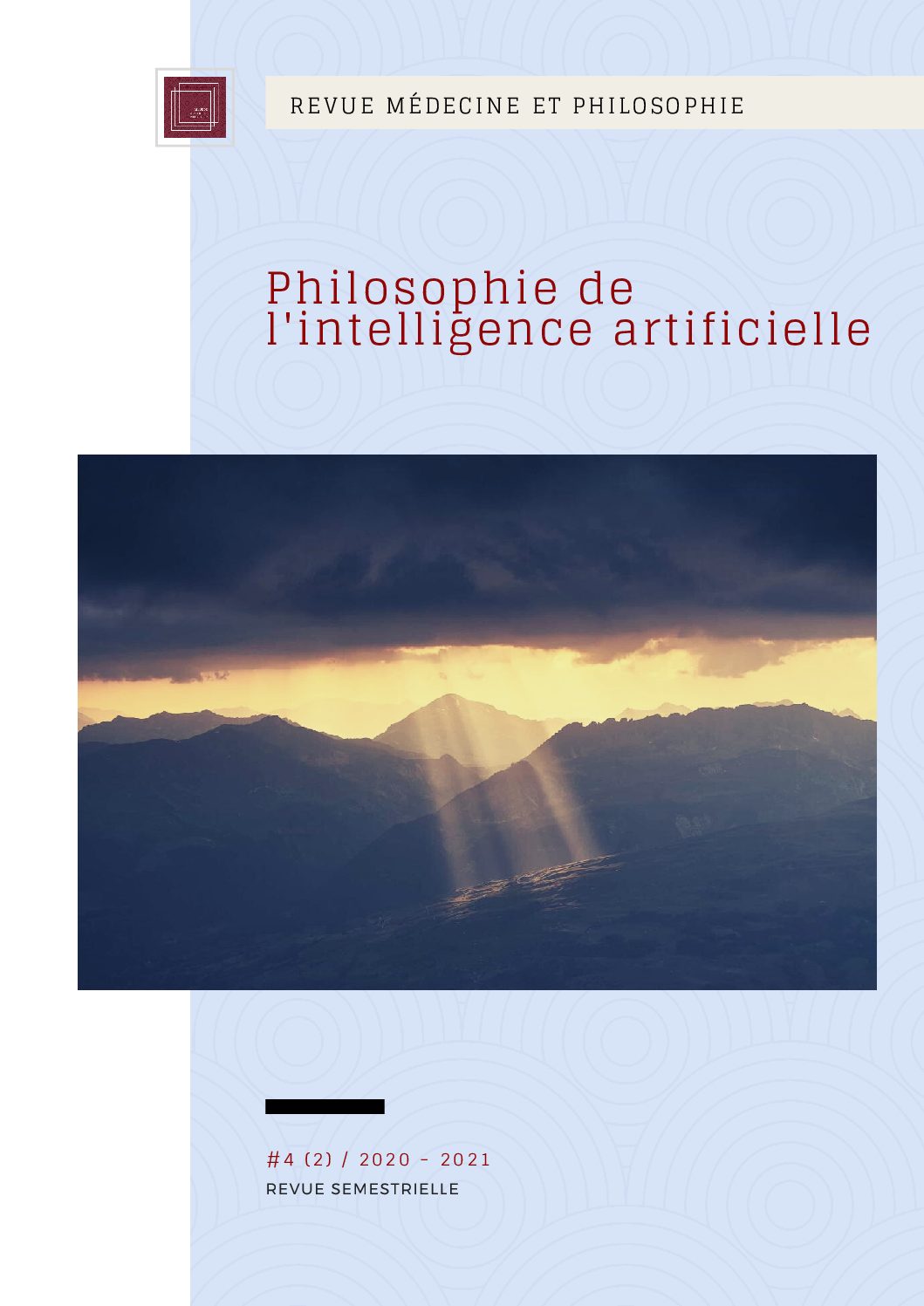 Couverture du numéro 4 — Philosophie de l'intelligence artificielle